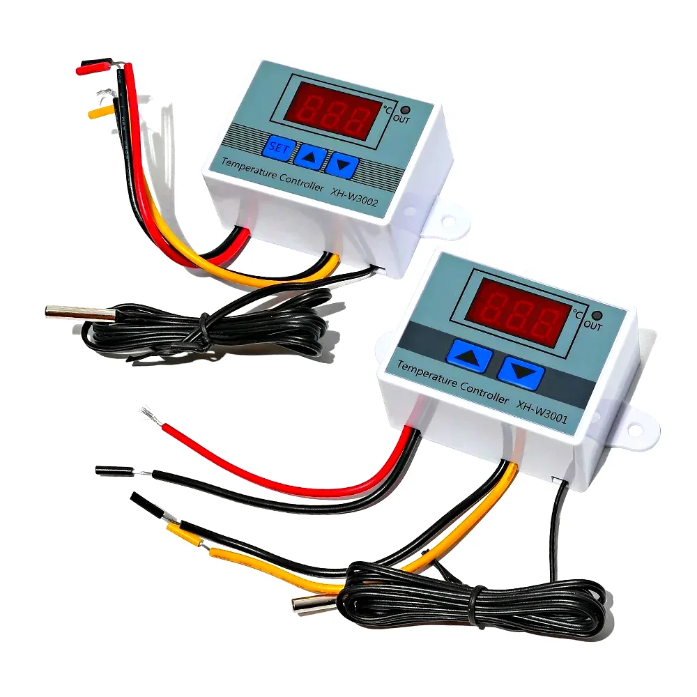 

Microcomputer digital display 12V/24V/110V/220V digital temperature controller NTC sensor thermostat for cooling and heating