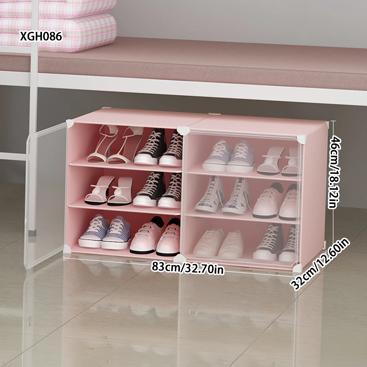 Shoe Cabinet Simple Small Balcony Window Locker Space-Saving Economical Storage Artifact Multi-Layer Dust-Proof Shoe Rack