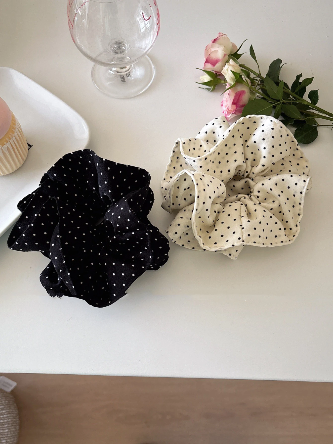 Retro Polka Dot Headband for Women