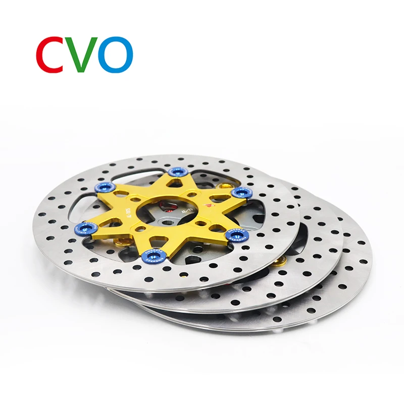 Motorcycle Parts 245mm Brake Disc Plate 76mm to 78mm Four Holes Fixed Disk Universal for Honda KTM Suzuki