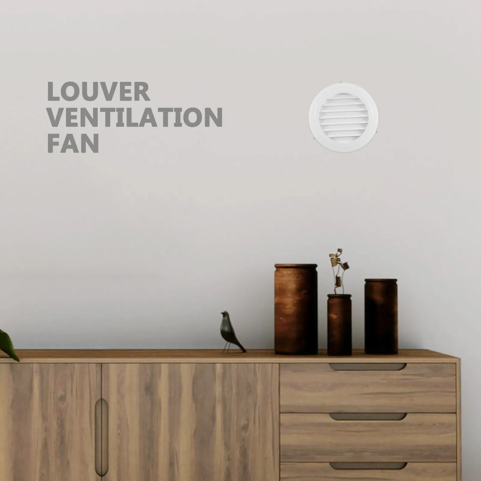 

Круглая пластиковая вентиляционная решетка с жалюзи, встроенным экраном, для стен, подвесных потолков, систем ОВКВ, для кухни и ванной, 150 мм, защита от насекомых