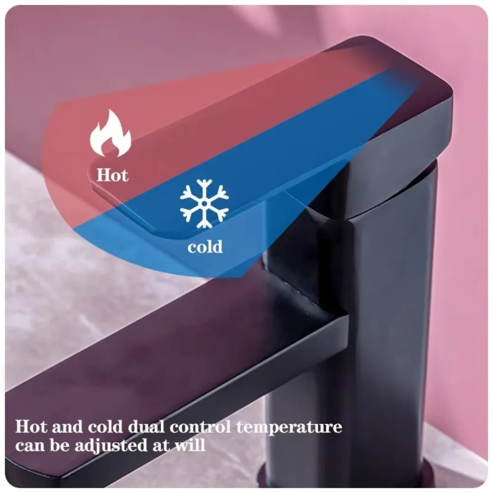 

Countertop Mount Bathroom Faucet Rotary Switch Anti-Leakage Sink Faucet Rust-proof Sink Tap Lavatory Basin Faucet Powder Room