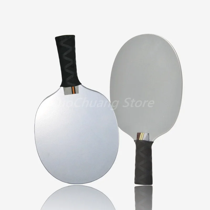 

1PC Table Tennis Racket Blade Iron Bottom Plate Wood Handle Comfortable Gripping Ping Pong Paddle Racket Blade for Training