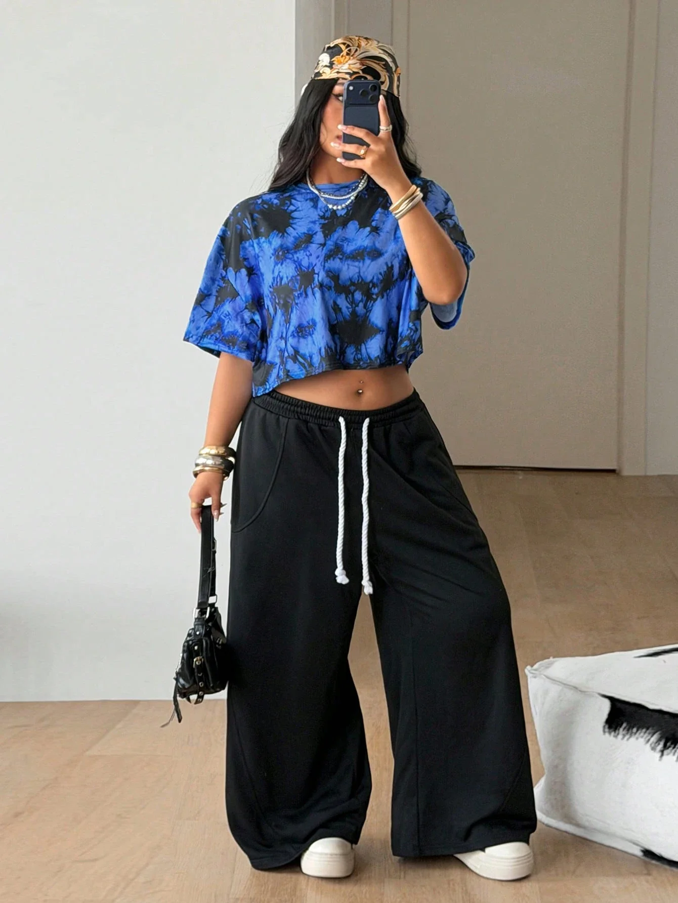 

Женская футболка оверсайз с коротким рукавом и круглым вырезом в стиле Y2K, летняя, уличная мода, тай-дай, свободный крой, повседневный топ