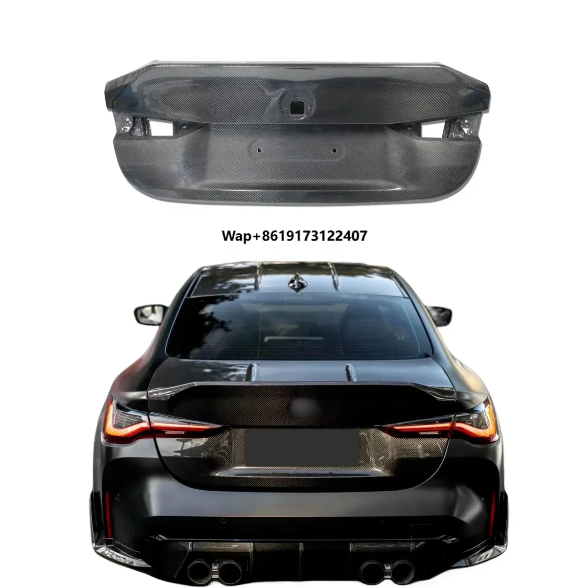 

High Quality Dry Carbon Fiber CSL Style Rear Trunk for G80 M3 G82 M4 Carbon Fiber Boot Lid Cover