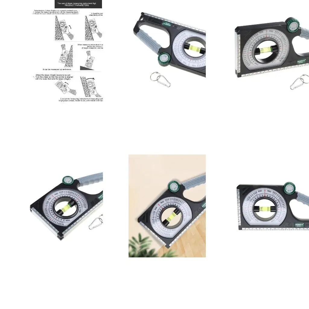

Slope Engineering Inclinometer Measuring Tool Multifunction Bevel Protractor 601C