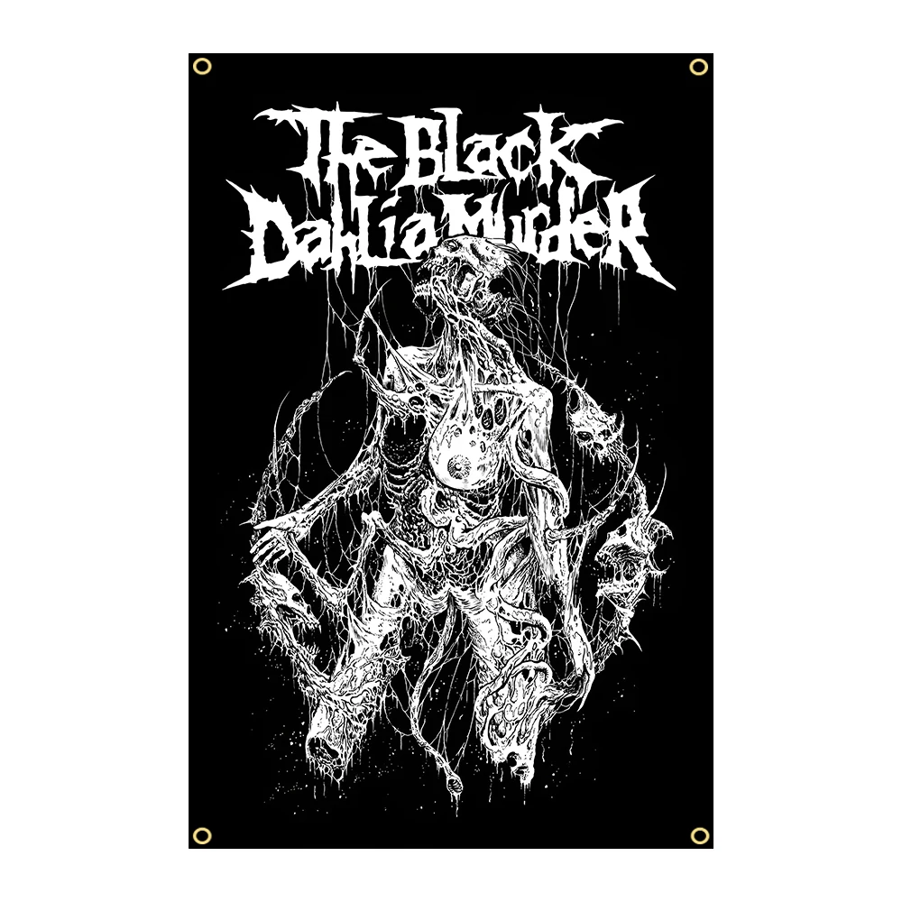 3Jflag  90x150cm The Black Dahlia Murder band Melodic death metal flag Death metal Interior decoration banner tapestry