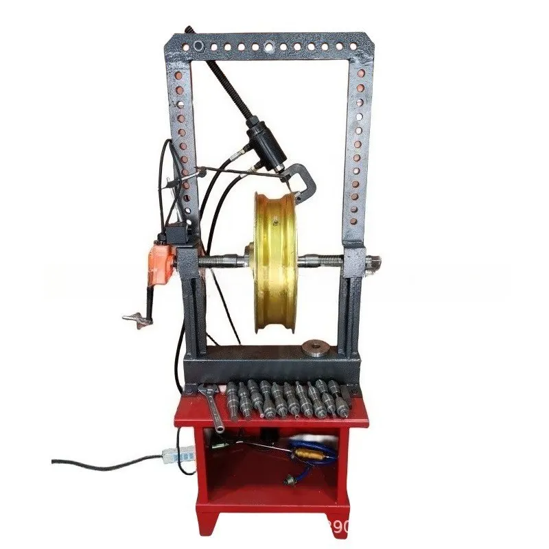 Motorcycle Wheel Hub Straightening Machine Deformation Correction Repair Equipment For Locomotive Racing Wheel Rim Maintenance