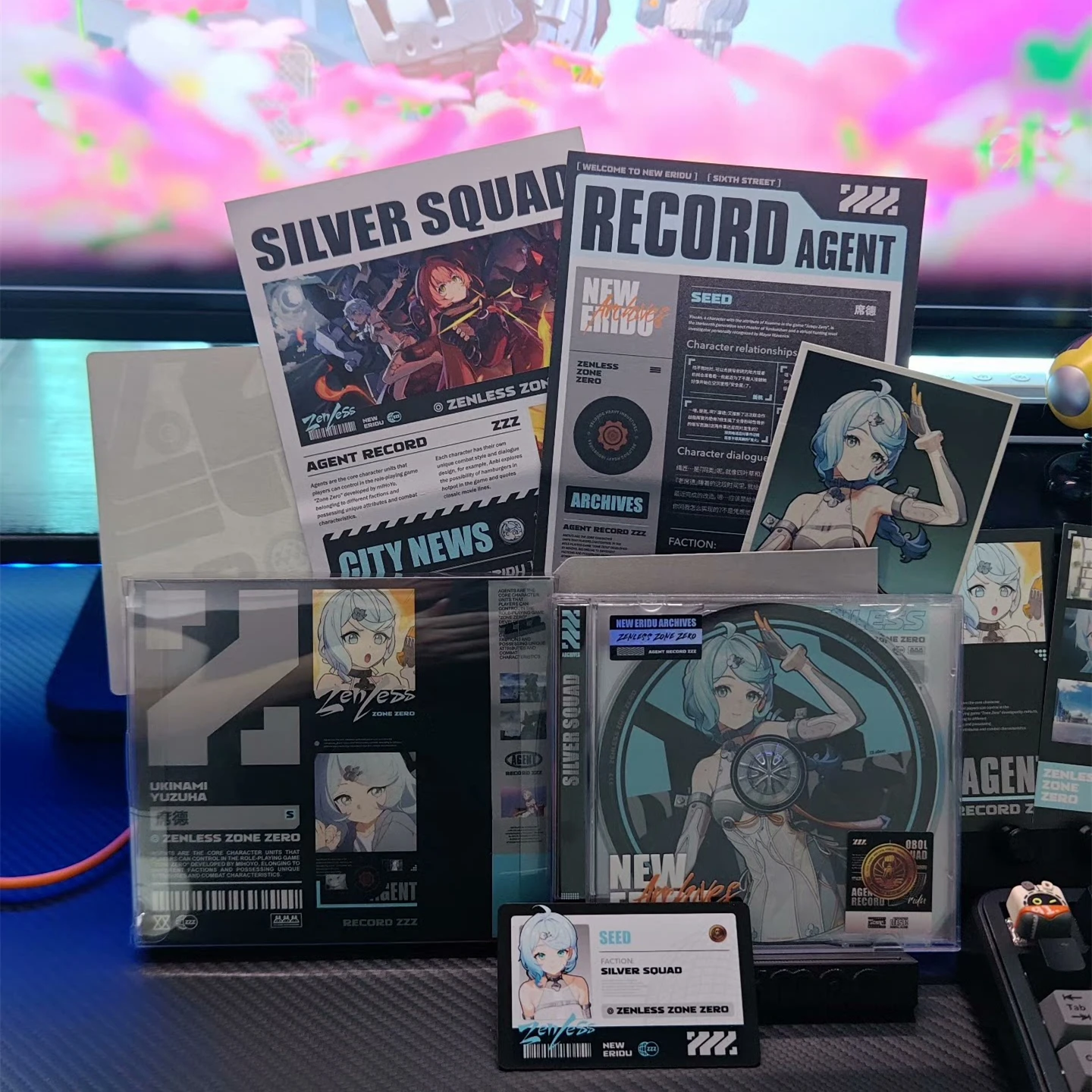 

Game Zenless Zone Zero Obol Squad Seed Music CD Greatest Hits OST Album Music Record Cosplay Game Story Image DVD Soundtrack Box