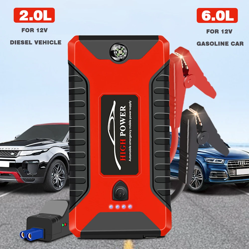 

Portable Automotive Emergency Power 12V Supply 99800mAh 600A Car Starting Device Multifunctional Car Battery Boost Charger