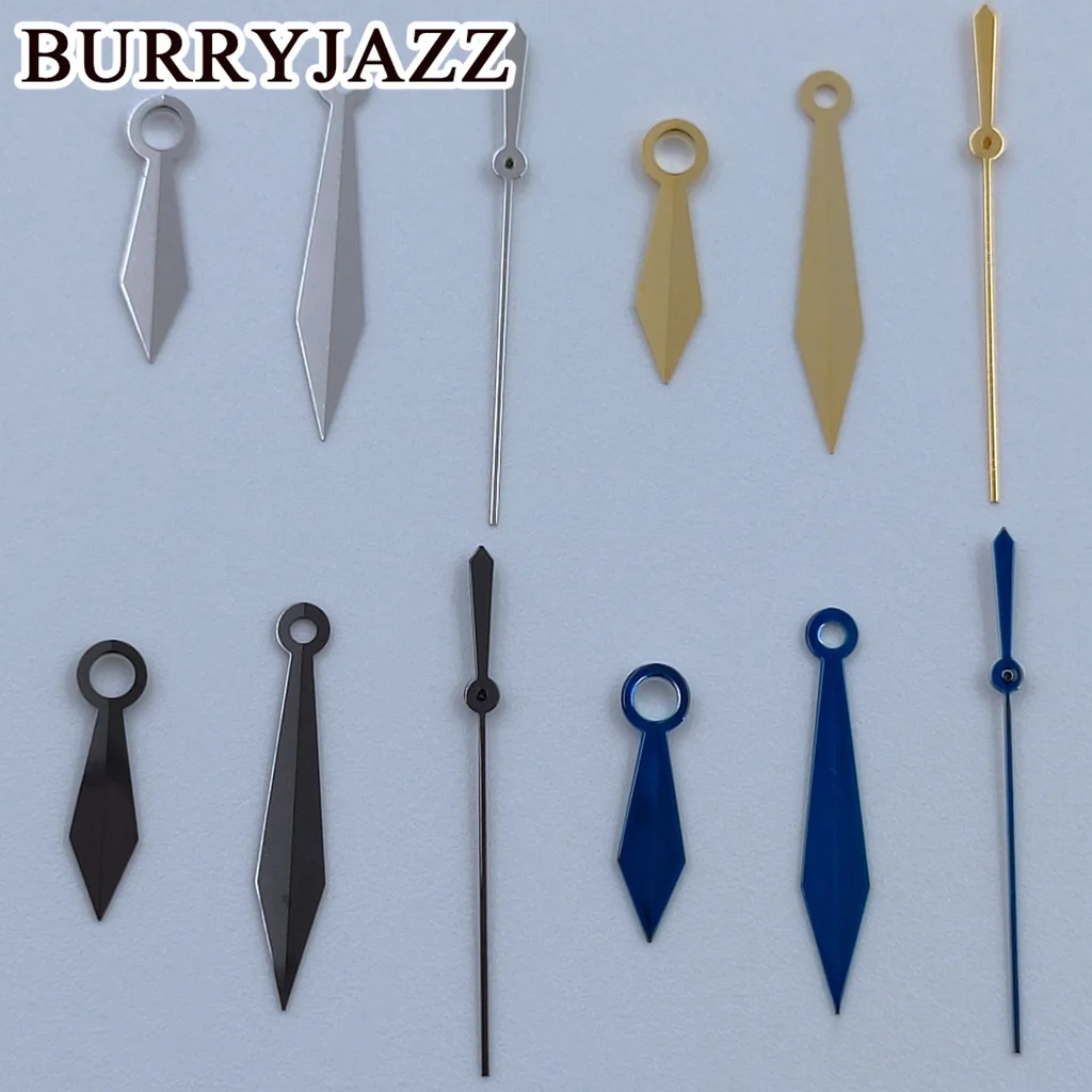 BURRYJAZZ NH35 NH36 NH38 7S26 7S36 4R35 4R36 Watch Hands Black Blue Silver Gold Hands Green Luminous