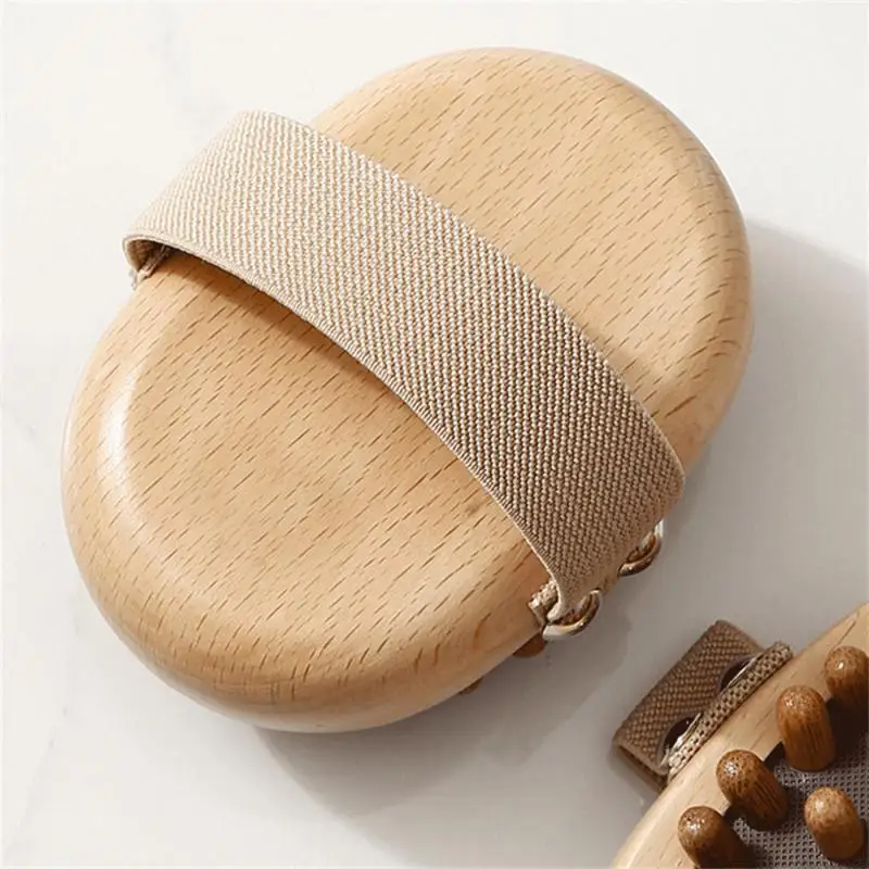 Soothing Wooden Essential Oil Spa Air Cushion Massage Hair Comb Scalp Massage Brush Body Massager Body Anti Cellulite Brush