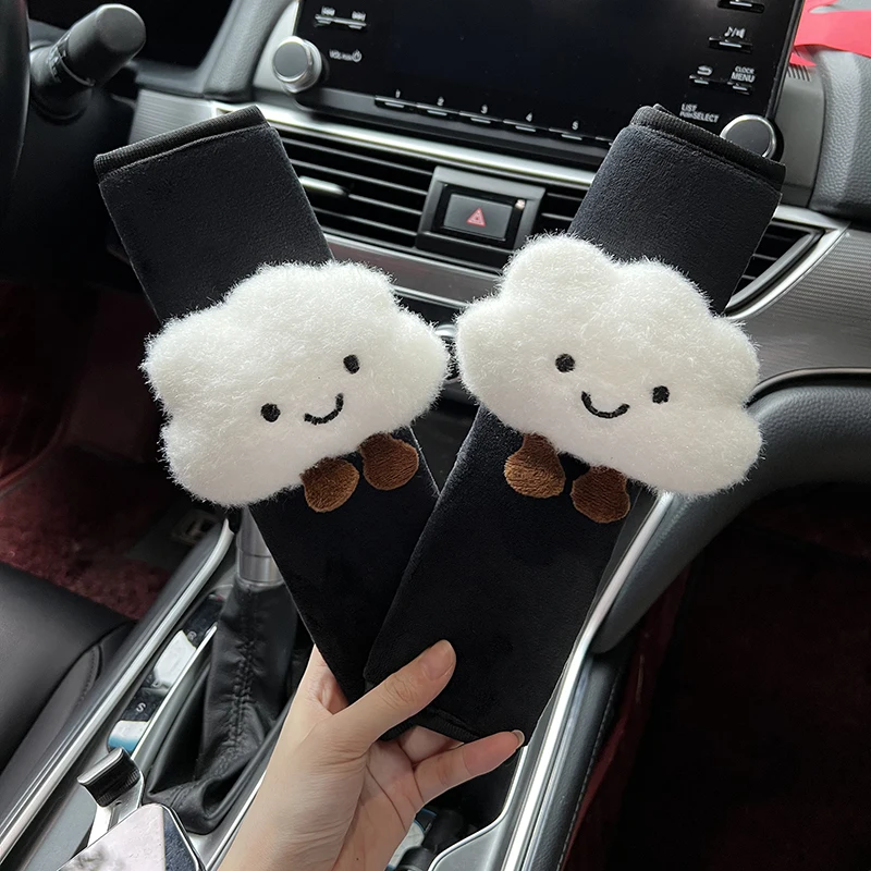 

Car Styling Seat Belt Cover Shoulder Strap Harness Cushion Cartoon Cloud Car Seatbelt Shoulder Pad Protector Auto Neck Support