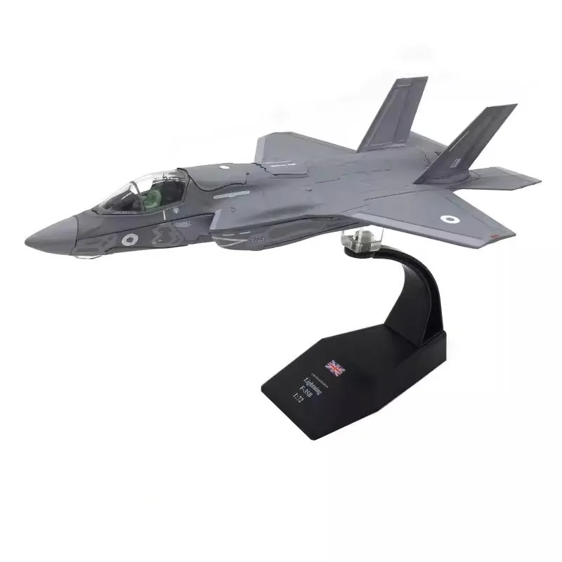 1/72 British Air Force F35 B Fighter Flight Mode Simulation Alloy Aircraft Model Finished Collectible Decorative Objects