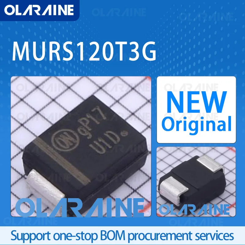 

10/50/100Pcs MURS120T3G SMB-2 original 100% ic chip rectifier If - 2 A Vf -875 mV
