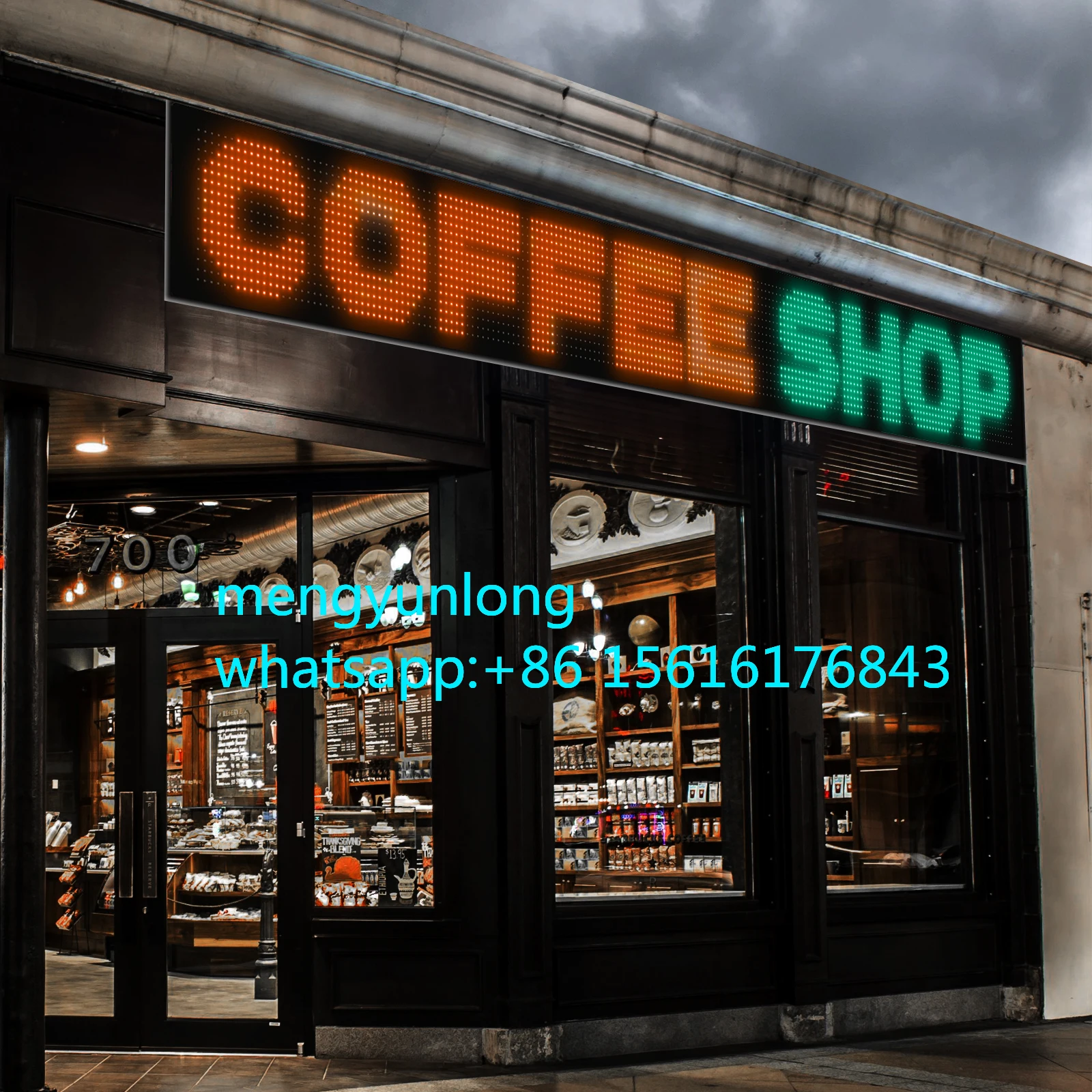 مصنع الجملة 1.76 متر طويل LED شاشة العين لوحة شاحنة حالة جديدة سيارة تسجيل لوحة الإعلان مع التطبيق التحكم عن بعد #5