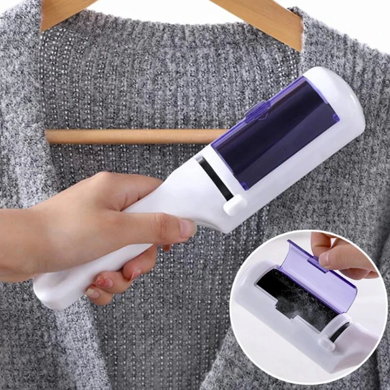 Dog Cat Hair Remover From Furniture Self-cleaning Lint Pet Hair Remover One Hand Operate Pet Hair Remover Roller Removing
