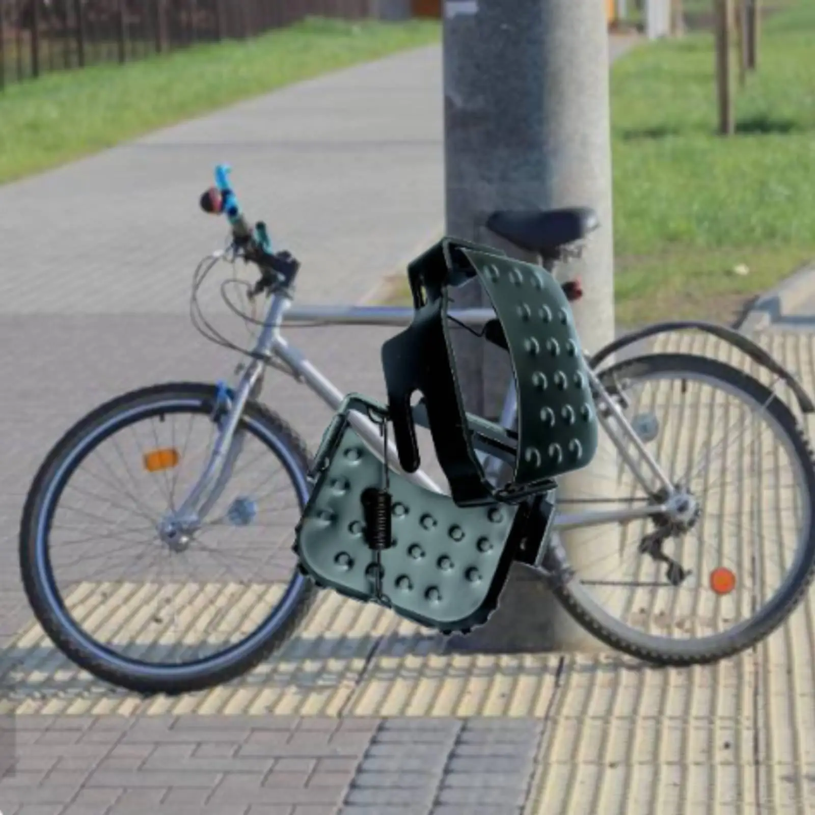 Folding Iron Bicycle Foot Pedal Rear Axle Anti Slip Bike Peg Comfortable Footrest for City Riding and Electric Cycling