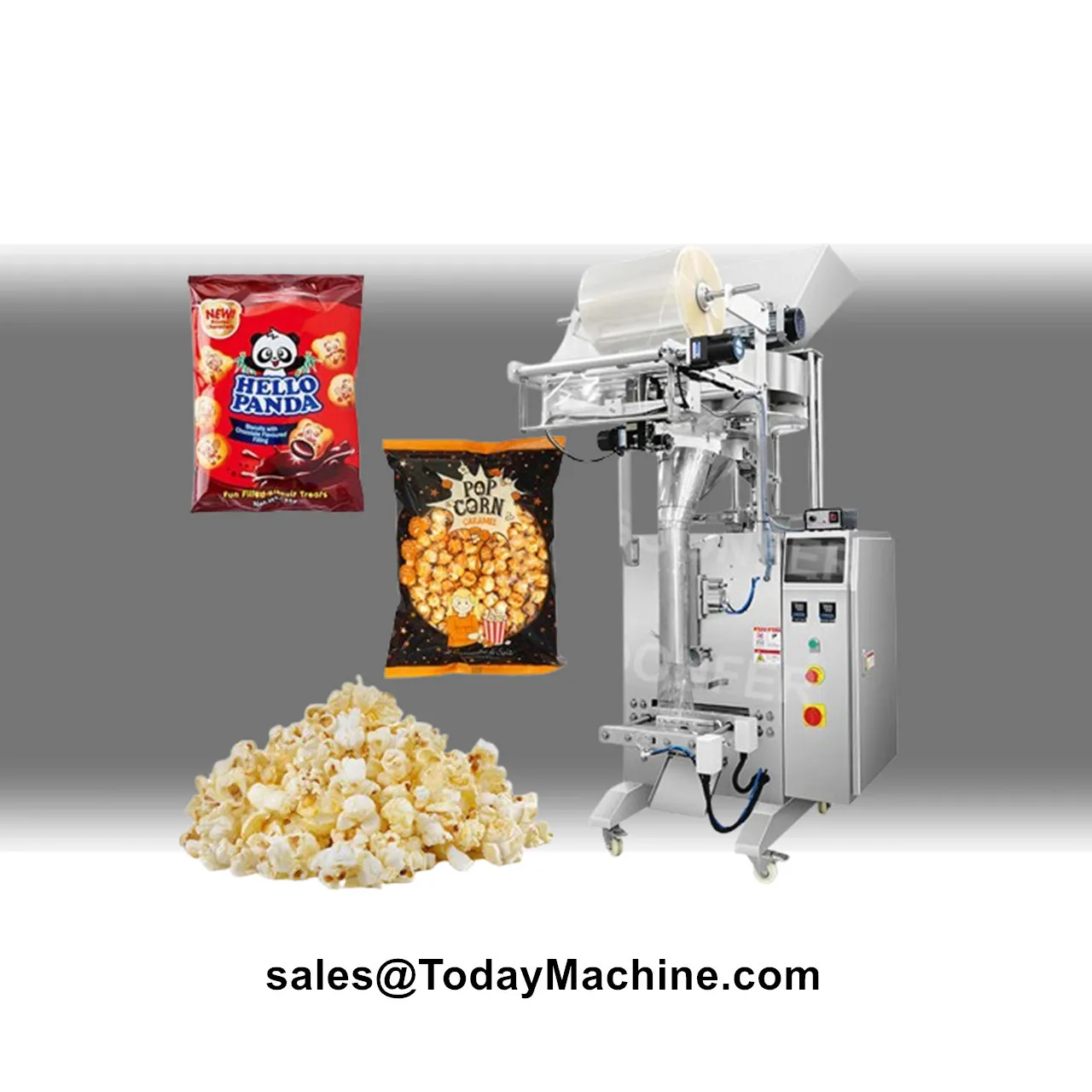 Automatic Collar Type Bag Packaging Machines for Food Dry Fruit Snack Nuts French Fries Potato Chips