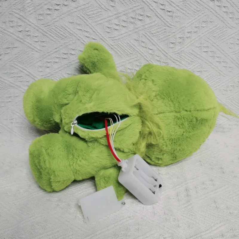 Green Monster Breathing Comfort Doll - Regalo a sorpresa per le vacanze in peluche per l'aiuto al sonno e il compagno