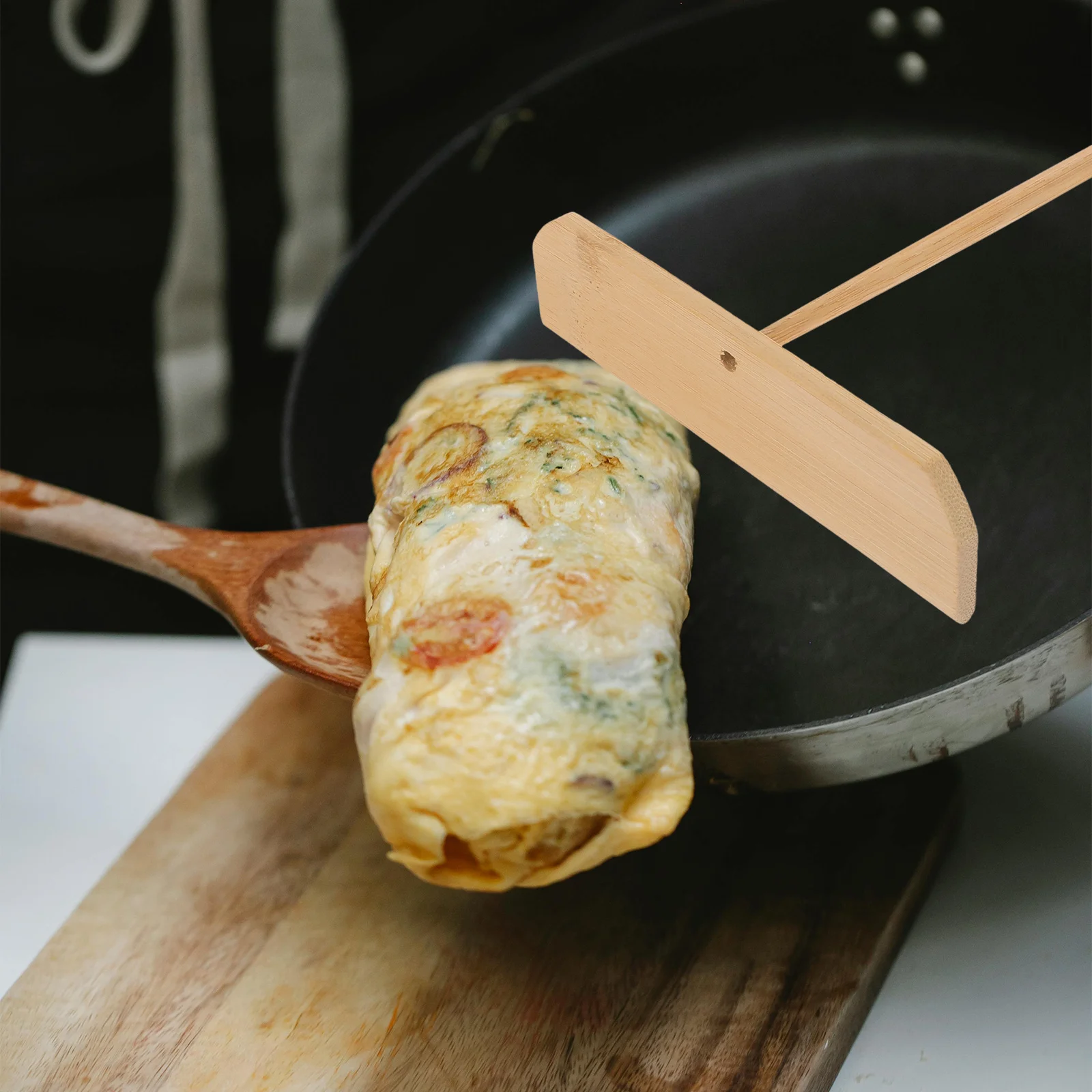 

Wooden Bamboo Pancake Spreader Crepe Scraper 23x13x3.5cm Kitchen Tool for Pizza Eggs Crepes Crepe Spreader Pancake Scraper