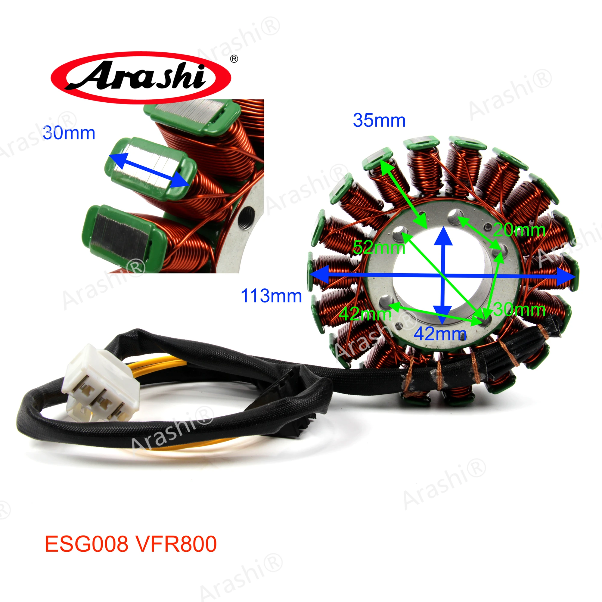 

Motorcycle Stator Coil Generator Engine Accessories For Honda VFR800FI VFR800 Fl VFR 800Fl 1998 1999 2000 2001 VFR 800 Fl 98 99