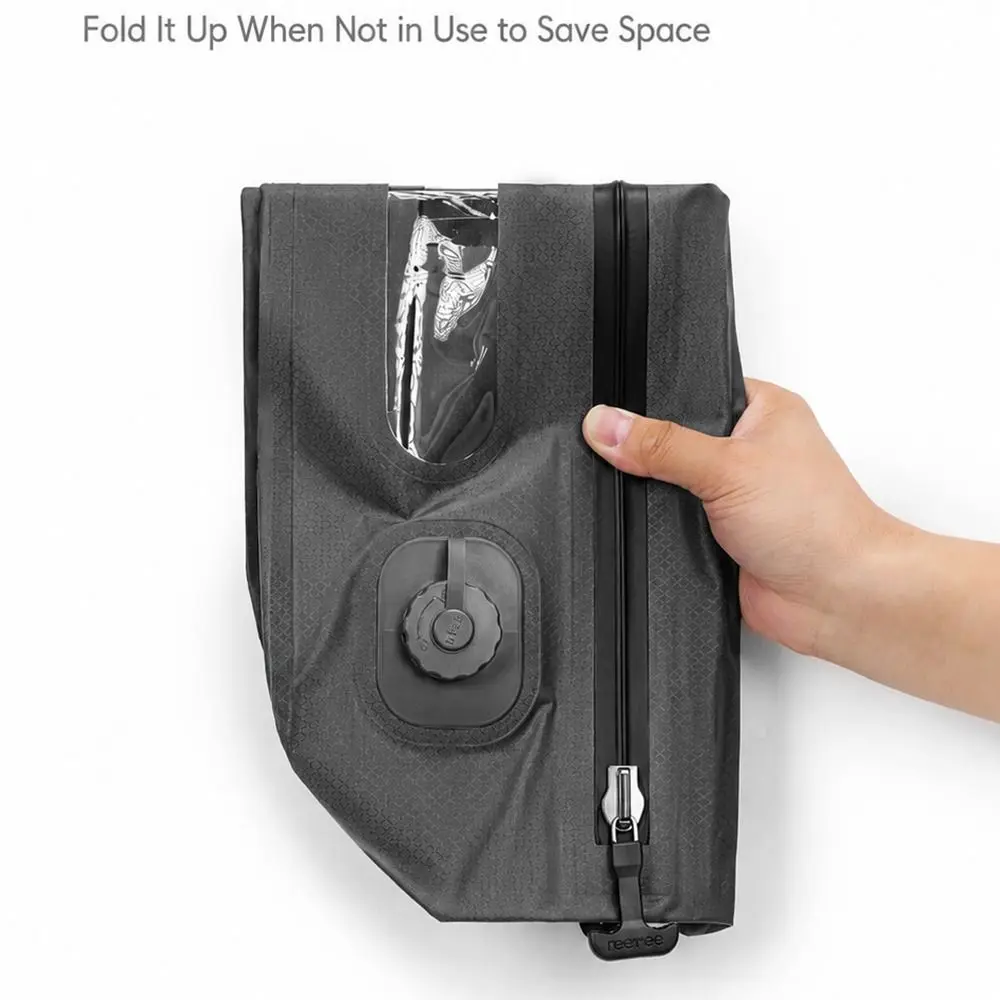 Reusable Vacuum Compression Bag Waterproof Electric Pump Luggage Packing Cube See-through Window Portable Electric Vacuum Bag
