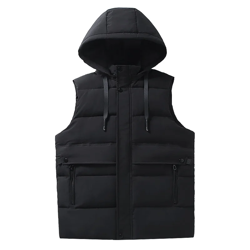 Große Herbst- und Winterkleidung aus Baumwolle, Freizeitjacken für Herren im Winter, hochwertiges Design, warmer Mantel mit modischer Kapuze