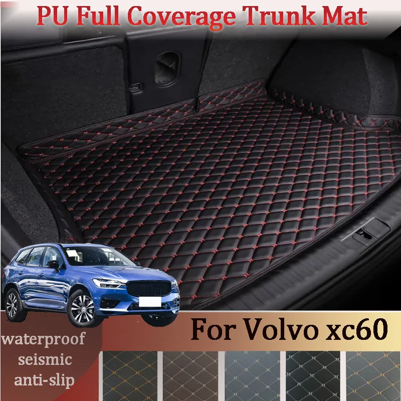 Customized Car High Edge Trunk mat For Volvo xc60  2009-2015 Car XPE Leather Waterproof Carpet mat Car Accessory Interior