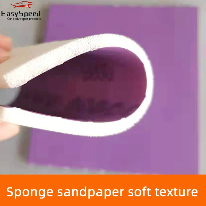 Hand-tear Sponge Sandpaper Water-absorbent Sand Leather Car Paint Finish Polished And Polished Fine Sand 400 Grit 800 115*125