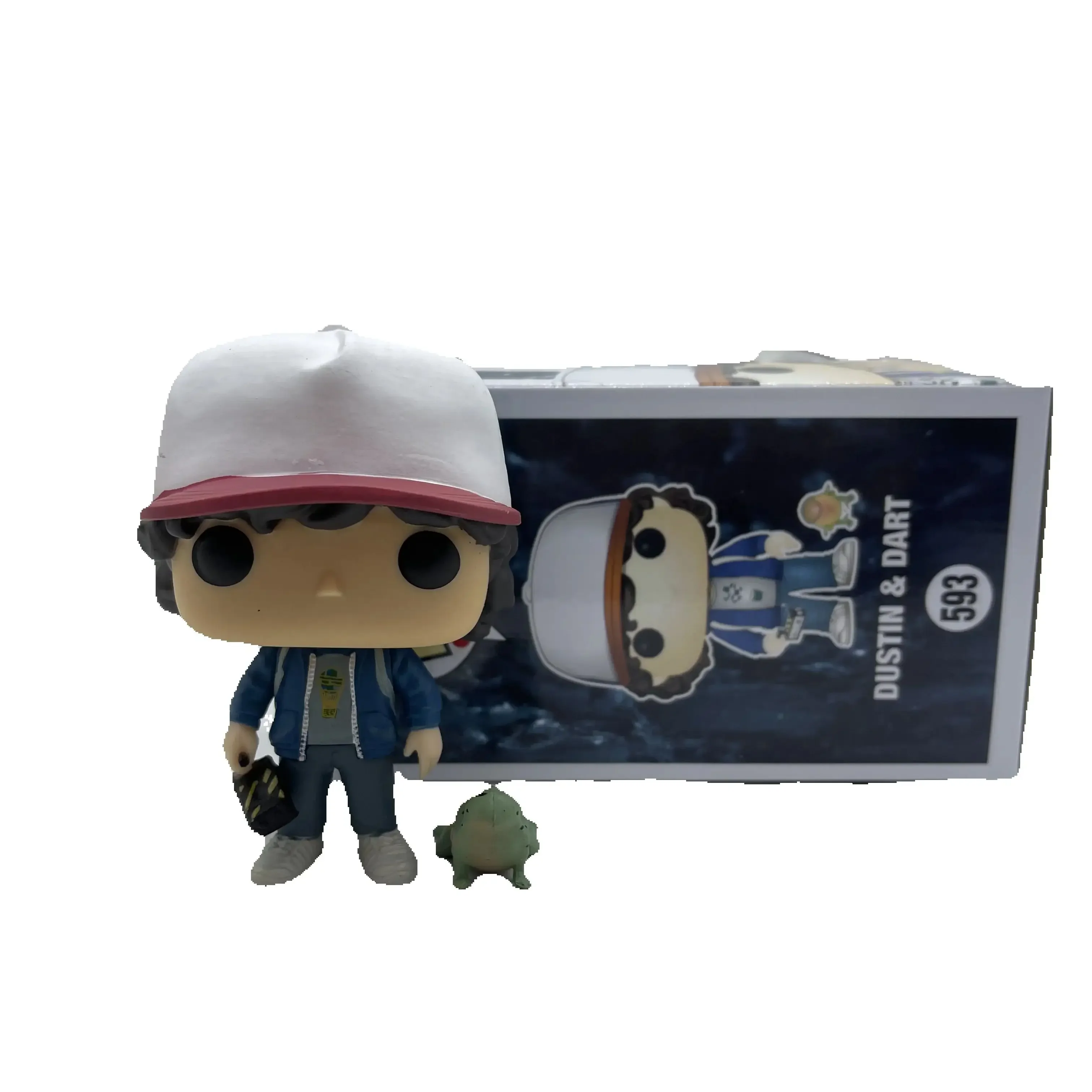 ديكور سطح المكتب الجديد من Popstyle Stranger Dustin Dart # 593 مجموعة محدودة من شخصيات الحركة البلاستيكية لألعاب عيد الميلاد للأطفال