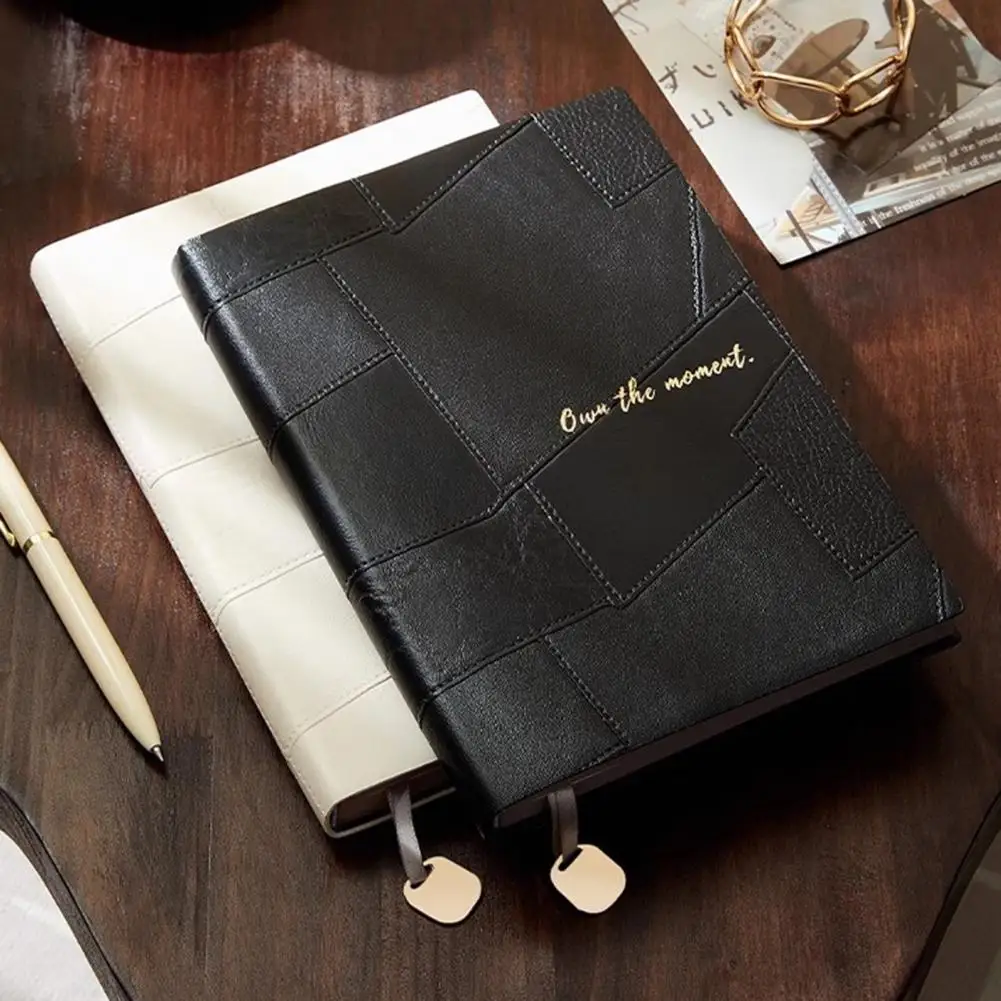 Diario impermeable, elegante cuaderno de piel sintética para uso Personal de oficina, diario de escritura suave con cubierta impermeable para notas