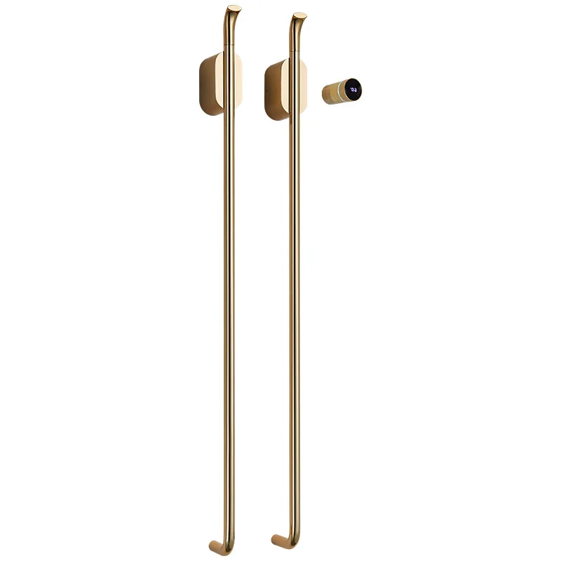

Intelligent electric towel rack copper concealed knob thermostatic hotel household bathroom heating rack