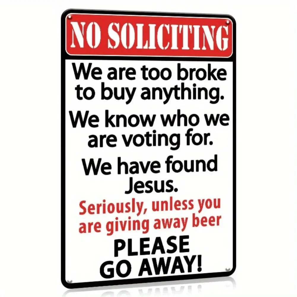 Divertido letrero de metal con tema "Sí": "Sin llamadas, también roto para comprar, sabemos quién somos", decoración para el hogar/familia/restaurante