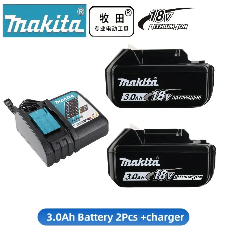 

High Capacity 18V 6Ah Original Makita Rechargeable battery, For Makita Drill，Wrench，screwdriver DHR242 DDF486 DF488 18V battery