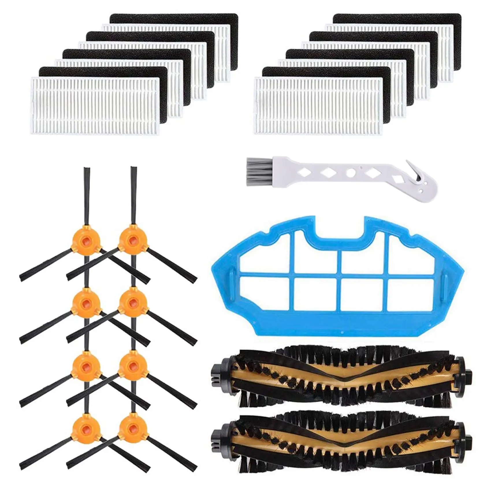 Replacement Accessories Kit for Ecovacs Deebot N79S N79 N79SE N79W N79T DN622 DN622.11 DN622.31 Robot Vacuum Cleaner