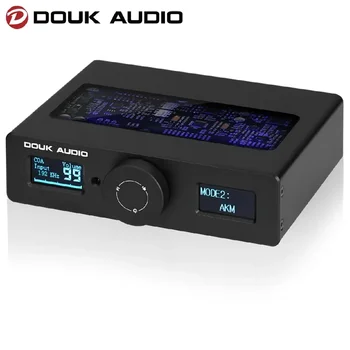 Douk Audio HiFi ESS9038Q2M+AK4493 USB DAC 오디오 어댑터 COAX/OPT 디지털-아날로그 변환기 DSD256 DAC-Q11