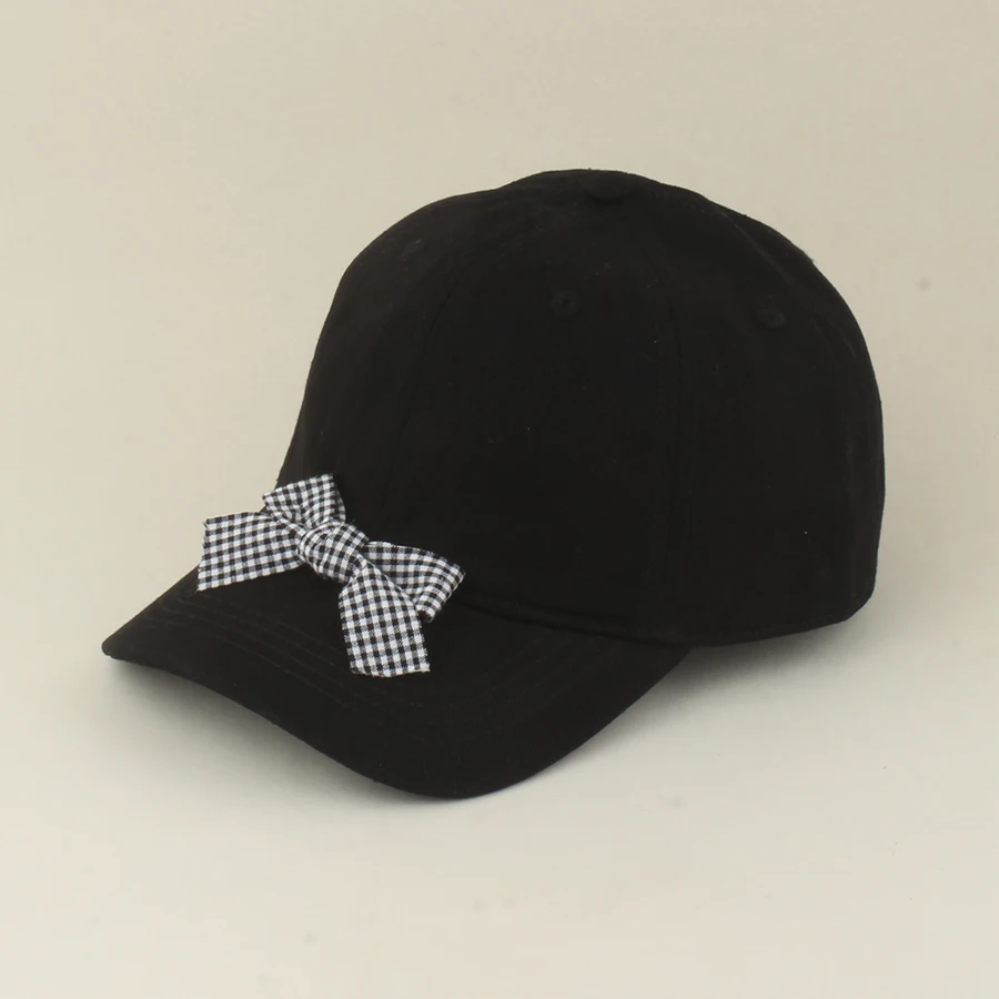 New Candy Color Cute Sweet Cowknot Baseball Cap For Kids Summer Sun Hats Girls Boys Soft Snapback Baby Hat 5