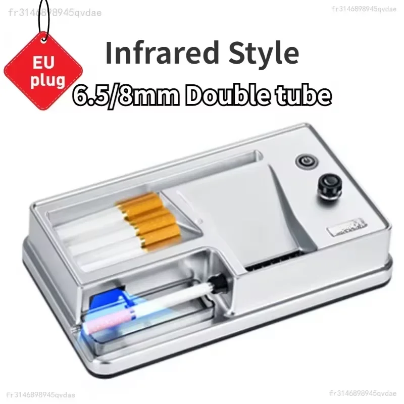 

Infrared Automatic Cigarette Maker 6.5/8mm Electric Cigarette Rolling Machine Injector Tobacco Grind Filling Cigarette Roller