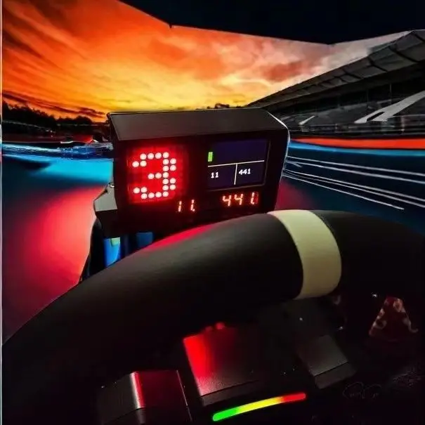 Sim Racing Deska rozdzielcza Światła Wyświetlacz Symulator Koło Instrument Kierownica na PC dla Logitech G29 Thrustmas