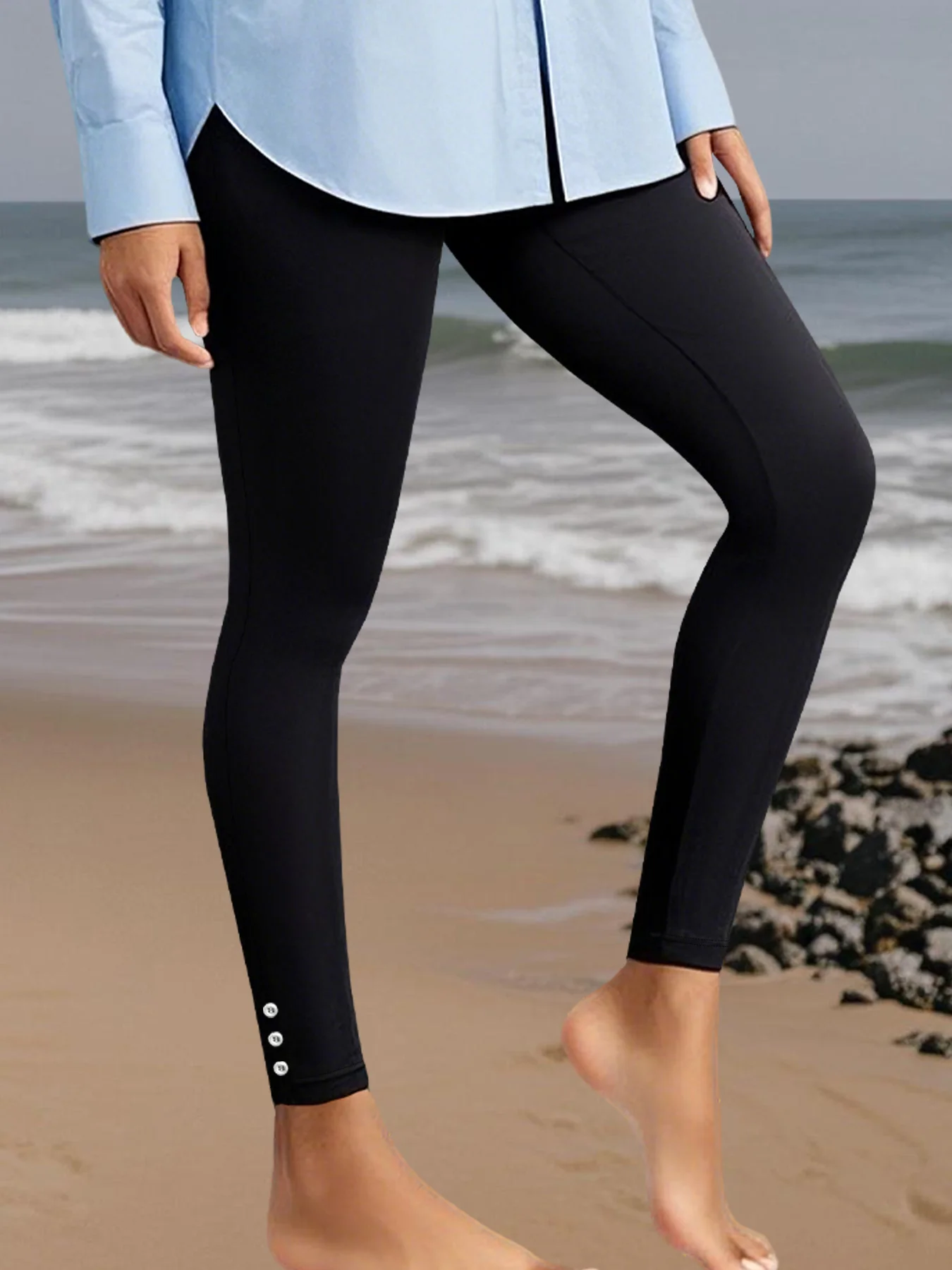 

Women's Super Soft Leggings High Elasticity No See Through Workout Yoga Running Athletic Push Up Gym Long Fitness Leggings