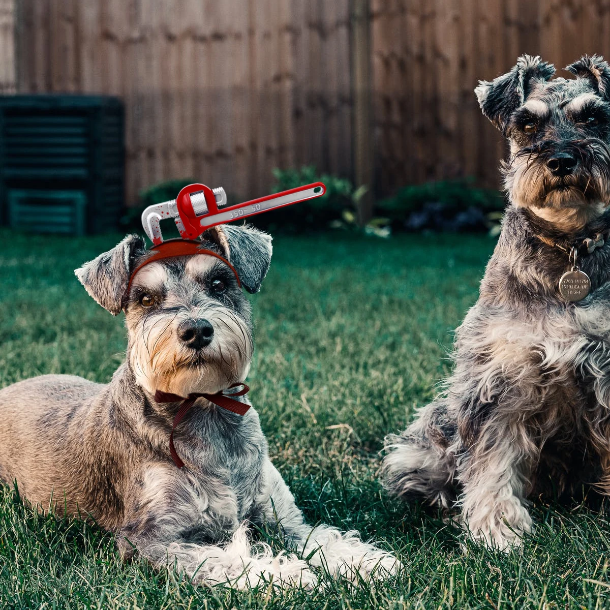 

1 pc Dog Hat Halloween Pet Costume Adjustable Pipe Wrench Hat For Cat Dog Fancy Dress Xmas Party Pet Accessory Trick Prop Funny