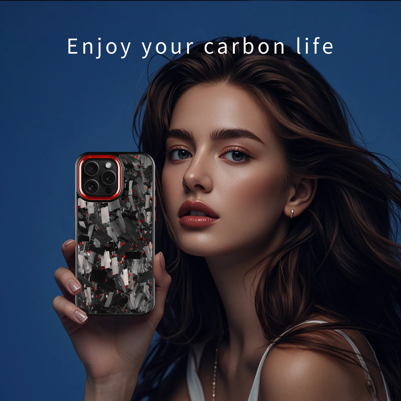 

Крутой чехол премиум-класса из кованого углеродного волокна для iPhone 16, 15, 14, 13, 12, 11 Pro Max Plus | Противоударный, противоскользящий и совместимый с MagSafe