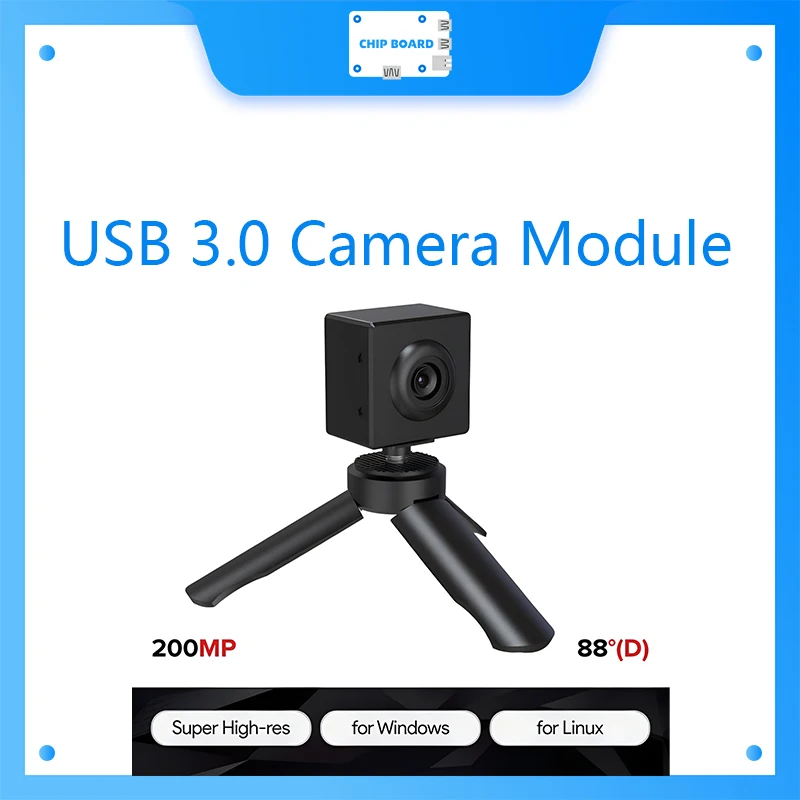 Modulo fotocamera USB 3.0 con messa a fuoco motorizzata Arducam da 200 MP