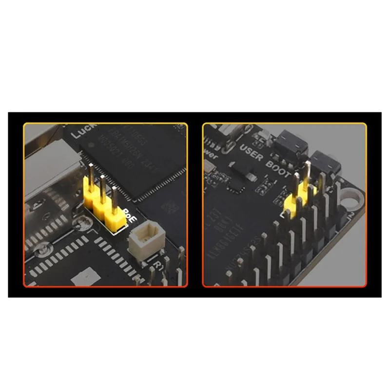 BNVN-para Luckfox Pico Ultra Placa de desarrollo RV1106 Micro Linux placa base, 8GB EMMC con WIFI-con POE