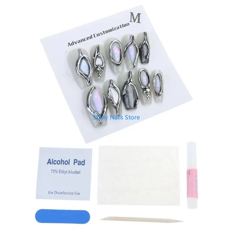 

Нажмите ручной работы на ногтях, обесцвечивающие