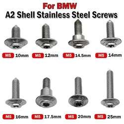 Motorcycle M5 Shell Stainless Steel Screws For S1000R/XR/RR K1300S HP4 K1600GT/GTL G310GS G310R F900XR R18 M1000R R1250RS R1250R