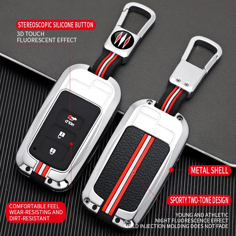 Car Key Case Cover Shell Fob for Toyota Auris Camry RAV4 Avalon Yaris Verso 2012 2013 2014 2015 2016 2017 2018 Car Accessories view 3