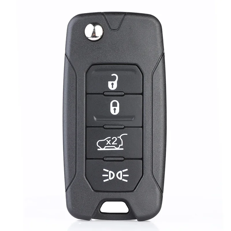 KEYECU 4 Buttons 433MHz for Jeep Renegade 2016 2017 2018 for Fiat 500X 2016 2017 2018 2019 Smart Remote Key Fob 2ADFTFI5AM433TX