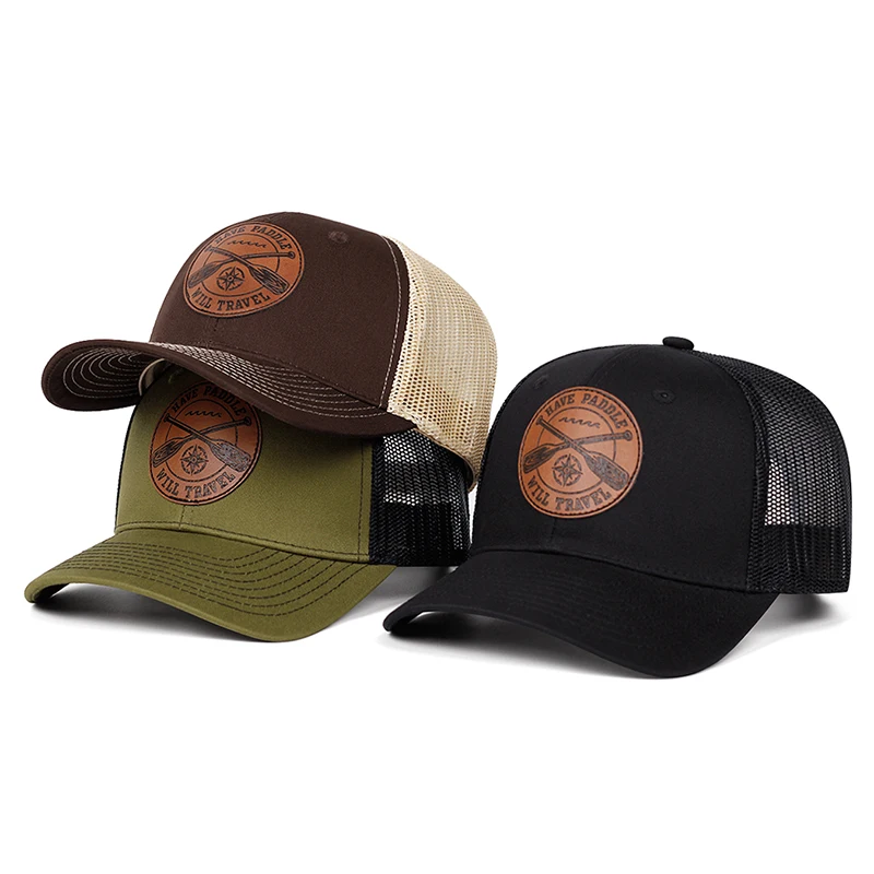 1pc Fashion HipHop Skateboard Hat Paddle Compass Printed Baseball Hat Outdoor Adjustable Decorative Sunshade Hat Unisex Mesh Hat